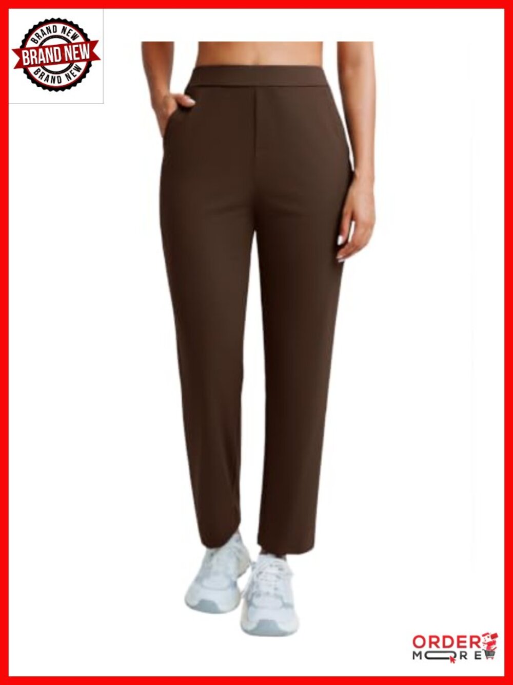 Women's Golf Pants Stretch Ankle Length Business Casual Slacks